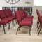 Flash Furniture 18.5"W Stack Church Chair in Burgundy Fabric, 4PK 4-XU-CH-60096-BY-GG - alternate 1